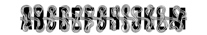Twisted Ribbon Regular Font UPPERCASE