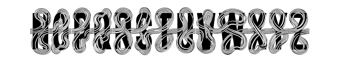 Twisted Ribbon Regular Font LOWERCASE