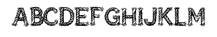 Twisted Rope By Squeeb  Regular Font UPPERCASE