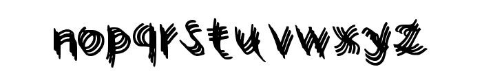 Twisty Girlz Regular Font LOWERCASE