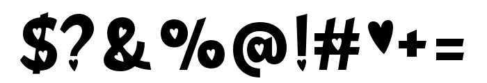 TwoofHearts Font OTHER CHARS