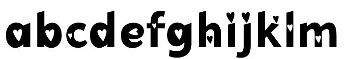TwoofHearts Font LOWERCASE