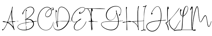 Tyler, the Signature Font UPPERCASE