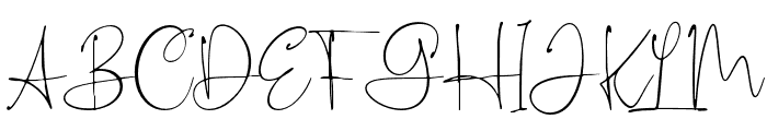 TylertheSignature Font UPPERCASE