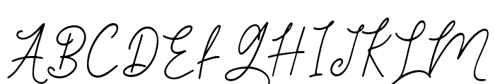 Tyloos Signature Font UPPERCASE