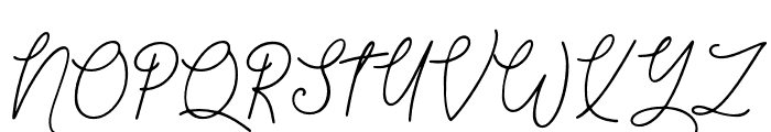 Tyloos Signature Font UPPERCASE