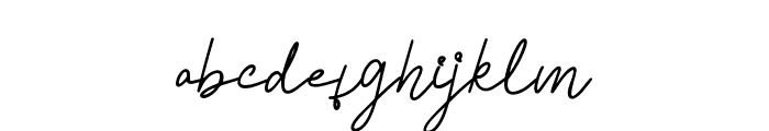 Tyloos Signature Font LOWERCASE
