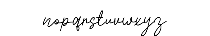 Tyloos Signature Font LOWERCASE