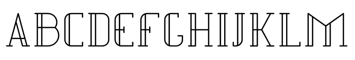 TypEx II Ochakov Font UPPERCASE