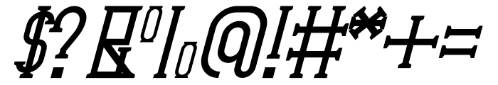 Type Old Italic Font OTHER CHARS