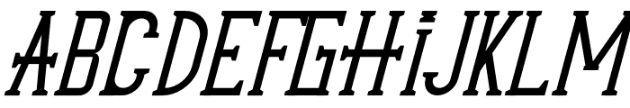 Type Old Italic Font UPPERCASE