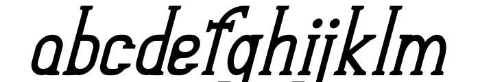 Type Old Italic Font LOWERCASE