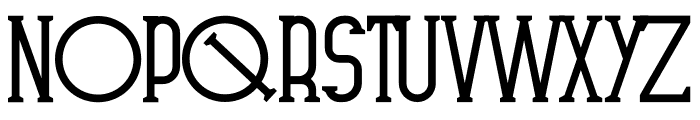 Type Old Font UPPERCASE