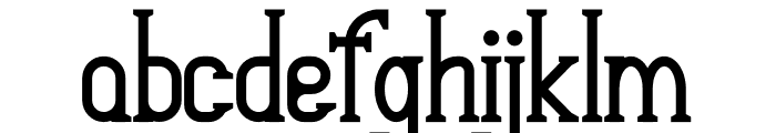 Type Old Font LOWERCASE