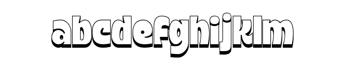 Typologic-CondensedShadow Font LOWERCASE