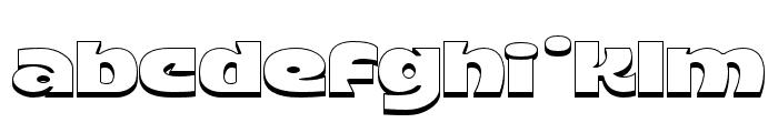 Typologic-ExpandedShadow Font LOWERCASE