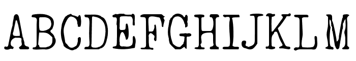 Typrighter-V1 Font UPPERCASE