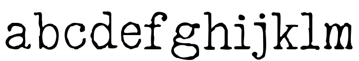 Typrighter-V2 Font LOWERCASE