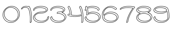 UMBRELLA-Hollow Font OTHER CHARS
