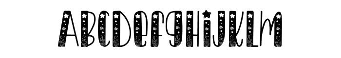 UNDER SEA Font LOWERCASE