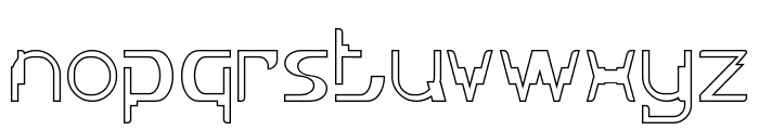 UNDER STAND-Hollow Font LOWERCASE