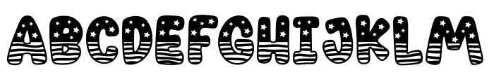 UNITED AMERICA Font UPPERCASE