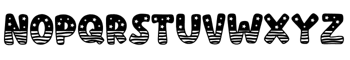 UNITED AMERICA Font UPPERCASE