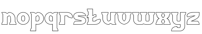UNLIMITED-Hollow Font LOWERCASE