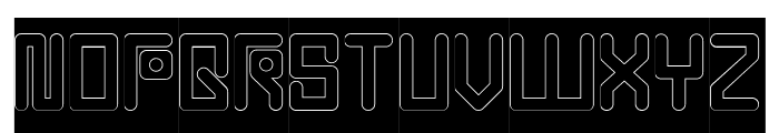 UNSTOPPABLE GROWTH-Hollow-Inver Font UPPERCASE