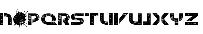 URBAN TRIBE DISTRESSED Font LOWERCASE