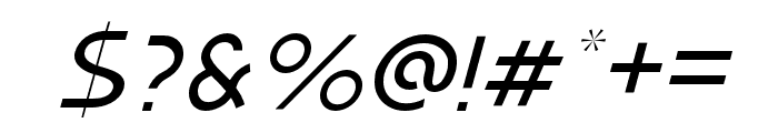 URIALFONT-LightItalic Font OTHER CHARS