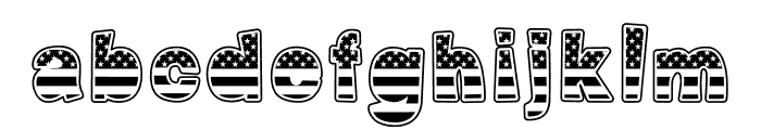 USA Day By 18CC Black Font LOWERCASE