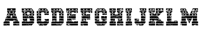 USA GRUNGE Font UPPERCASE