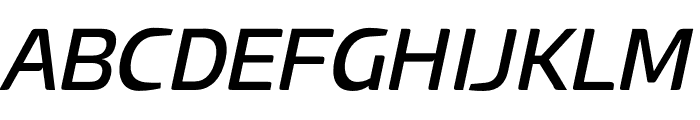 UT Airlines Regular Oblique Font UPPERCASE