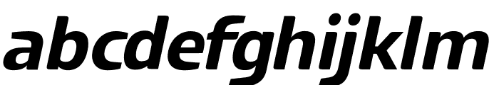 UT Airlines SemiBold Oblique Font LOWERCASE