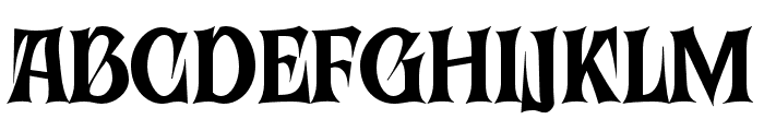 UT Forsaken Village Regular Font UPPERCASE
