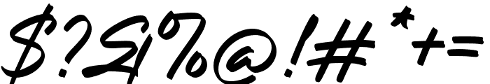 UT Spatoe Script Regular Font OTHER CHARS