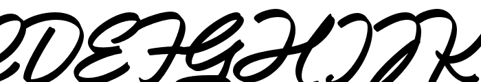 UT Spatoe Script Regular Font UPPERCASE