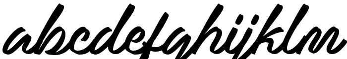UT Spatoe Script Regular Font LOWERCASE