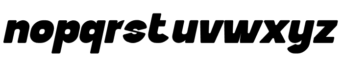 Ubre Italic Font LOWERCASE