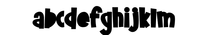 Udderly Fall CF Font LOWERCASE