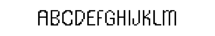Ugly Byte Font LOWERCASE