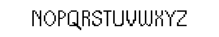 Ugly Byte Font LOWERCASE
