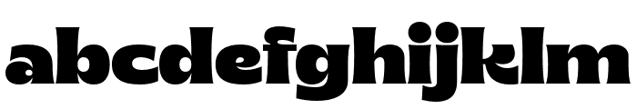 UgrohBlack-Black Font LOWERCASE