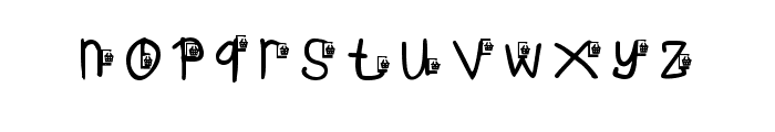 Ukulele Regular Font LOWERCASE