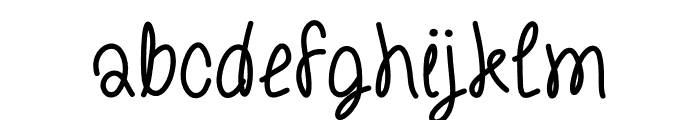 Ukulele Font LOWERCASE