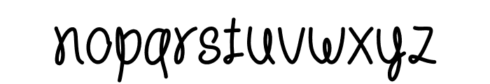 Ukulele Font LOWERCASE