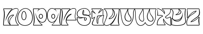 Ula Dawa Outline Font LOWERCASE