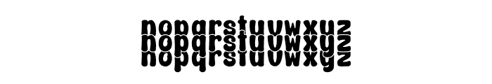 Ultimate Stacked Font LOWERCASE