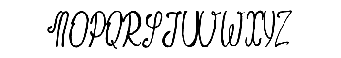 Ulyssa Font UPPERCASE